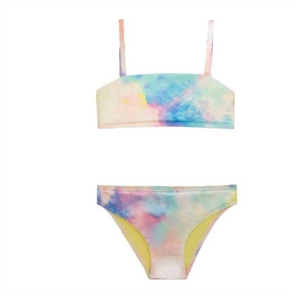 NEW PQ SWIM girls' gigi bikini set in sorbet